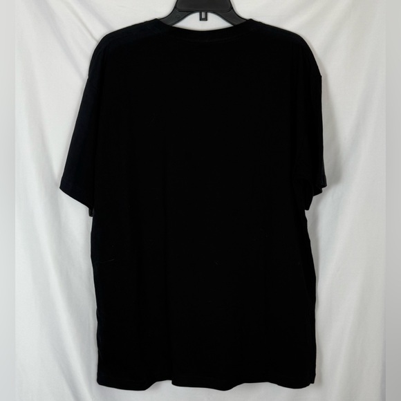 Black Graphic T-Shirt With Pink Flamingos, NWOT, Short Sleeves. Size XL - Picture 7 of 8